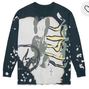 Travis Scott Cactus Jack + Kaws For Fragment L/S Tee